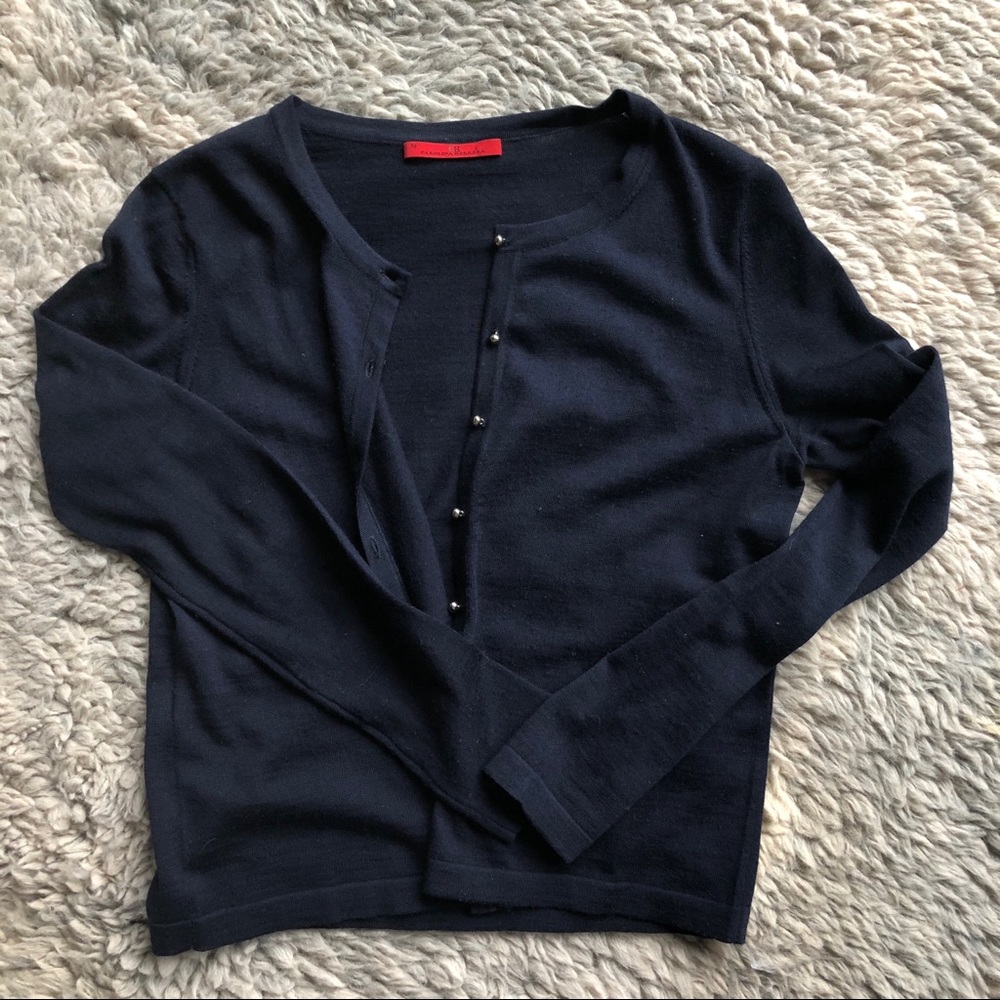 Navy Blue Carolina Herrera cardigan